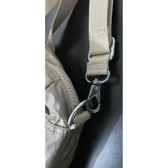 Kipling Cyrene Carry On Travel Bag Crossbody Double Handle Metallic Rose Gold - Picture 4 of 14